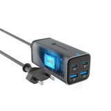 Laadija Forcell F-Energy VT-49 GaN 2 x USB C + 2 x USB A QC4.0 PD 5A 100W (hall)