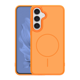 Ümbris Frame Thin Mag Samsung S25 FE (oranž)