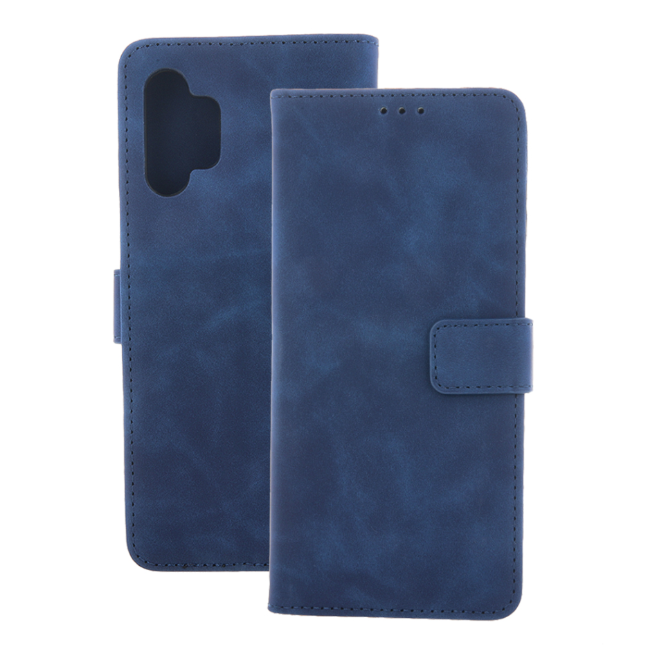Ümbris kaanega Smart Velvet Samsung Galaxy A23 (sinine)