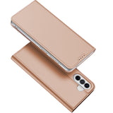 Ümbris kaanega Dux Ducis "Skin Pro" Samsung A37 (roosa kuldne)