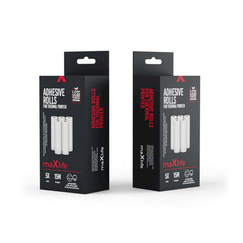 Maxlife liimirullide komplekt termoprinterile
