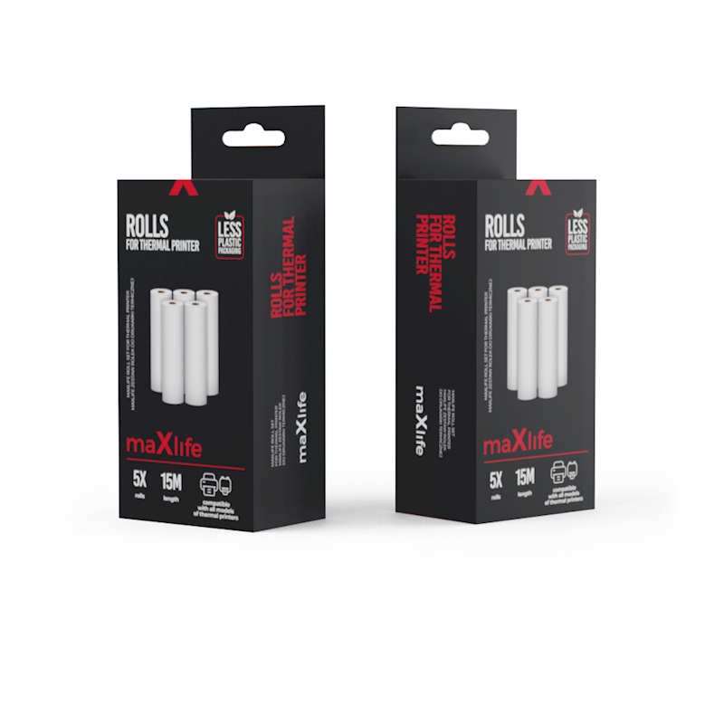 Maxlife rullikomplekt termoprinterile