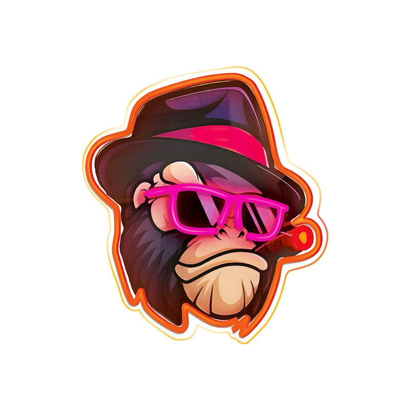 Neon Artt LED Gangsta Monkey Forever Light
