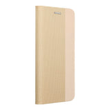 Ümbris kaanega Sensitive Book Samsung A51 (kuldne)