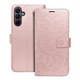 Ümbris kaanega Mezzo Book Samsung Galaxy A15 (mandala/roosa kuld)