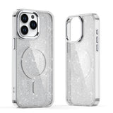 Ümbris Glitter MagSafe Anti-Drop iPhone 17 Pro (läbipaistev)