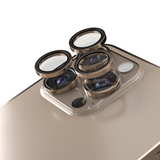 Kaitseklaas Etteri Camera Lens tagakaamerale iPhone 16 Pro/ 16 Pro Max/ 15 Pro/ 15 Pro Max/ 17 Pro/ 17 Pro Max (kuldne)