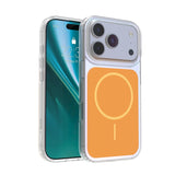 Ümbris Etteri Hidden silicone MagSafe iPhone 17 Pro (läbipaistev/oranz)