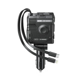 Autolaadija XO CC66 104W 1x USB 1x USB-C, + USB-C+ Lightning (must)