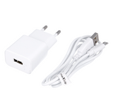 Laadija Maxlife MXTC-01 2.1A USB-A/USB-A + MicroUSB (valge)