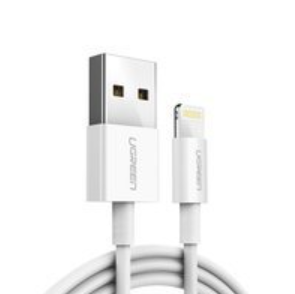 Juhe Ugreen US155 USB to Lightning 2.4A 2M (valge)
