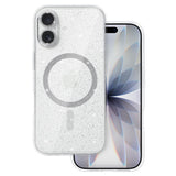 Ümbris Glitter MagSafe Iphone 17 (läbipaistev)