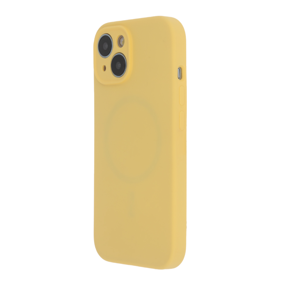 Ümbris Soft Touch Mag iPhone 14 Pro (kollane)