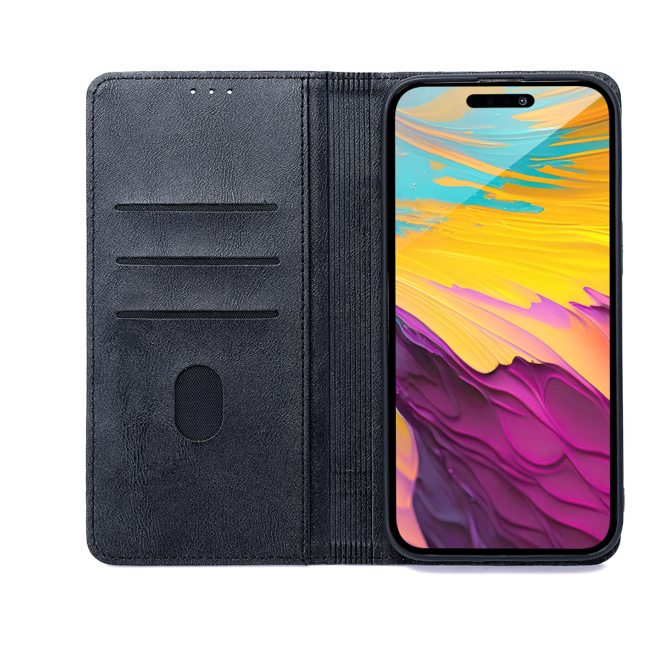 Ümbris kaanega Smart Seam Samsung A52/ A52s (must)