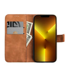 Ümbris kaanega TENDER Book Samsung A32 5G (pruun)