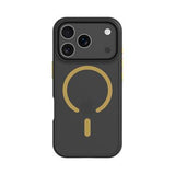 Ümbris Superstealth MagSafe iPhone 17 Pro (must/kollane)