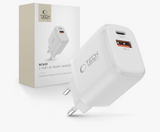 Adapter Tech-Protect NCA20 20W USB-A / USB-C (valge)