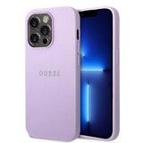 Ümbris Guess Saffiano iPhone 14 Pro Max (lilla)