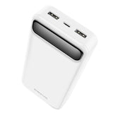 Akupank Borofone BJ14A Type-C microUSB 2*USB (2A) 20000mAh (valge)