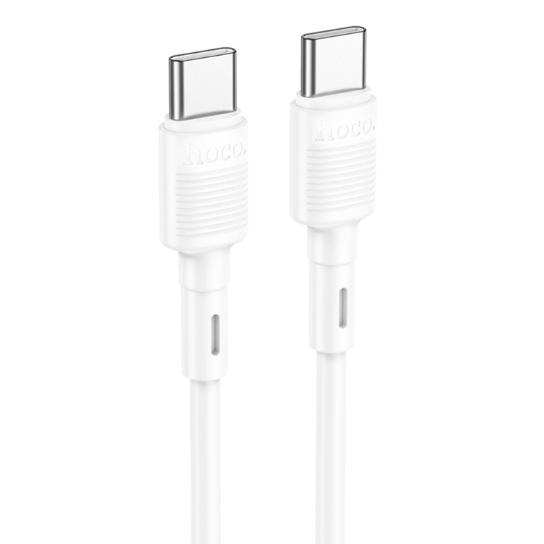 Laadimisjuhe Hoco X83 60W Type-C-Type-C, 1M (valge)