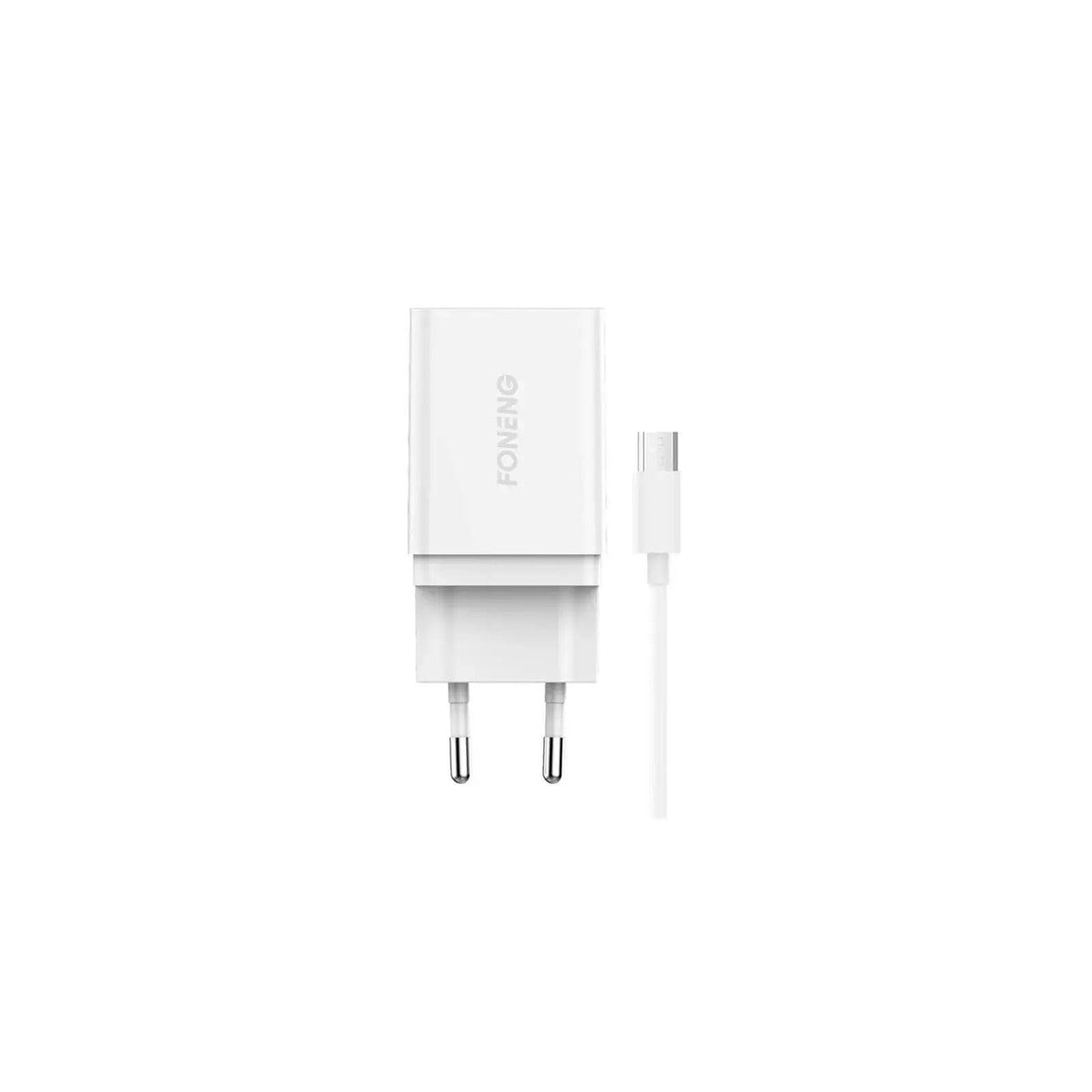 Foneng Laadija K300 + MicroUSB 3A (valge)