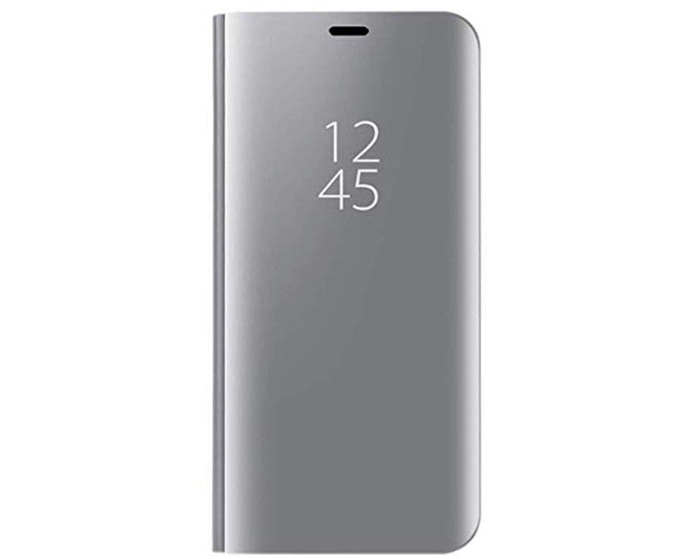 Clear View Standing Cover Huawei P40 lite E/ Y7P (hõbe)