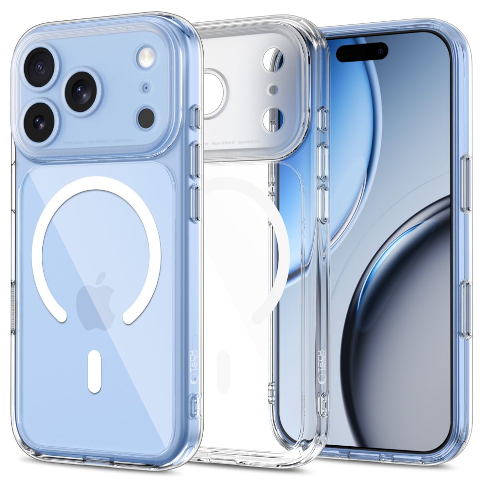Ümbris Tech-Protect MagPeak MagSafe CC iPhone 18 Pro Max / 17 Pro Max (läbipaistev)