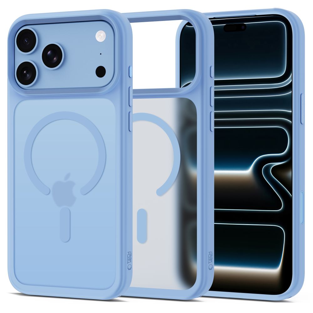 Ümbris Tech-Protect Magmat Magsafe CC iPhone 18 Pro Max / 17 Pro Max - Light Matte (sinine)