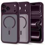 Ümbris Tech-Protect MagPeak MagSafe CC iPhone 18 Pro / 17 Pro - Dark Cherry Matte