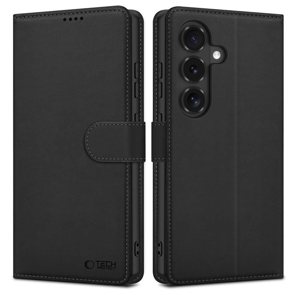 Ümbris kaanega Tech-Protect Wallet Samsung Galaxy S26 FE (must)