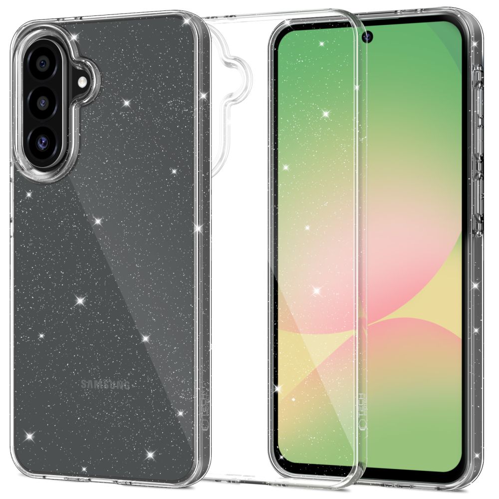 Ümbris Tech-Protect FlexAir Samsung Galaxy A57 5G (läbipaistev / sädelev)