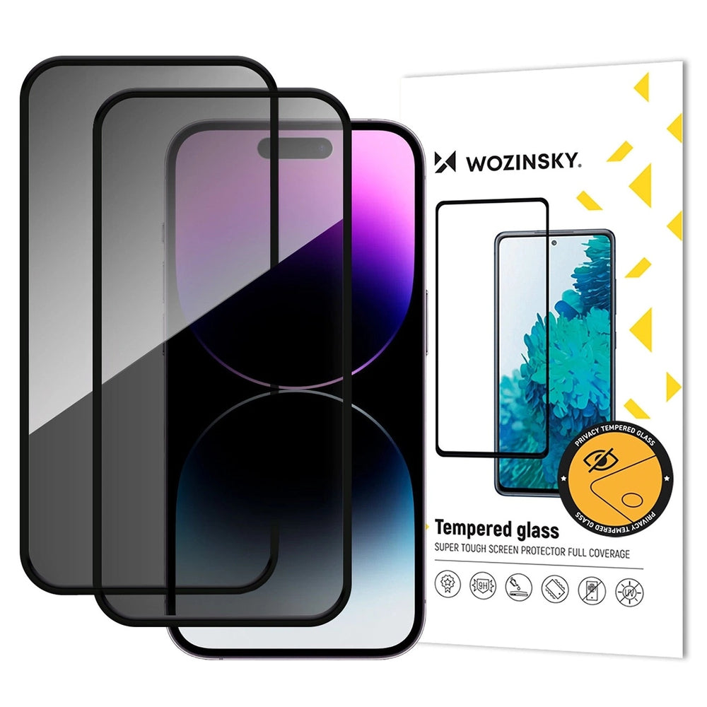 Kaitseklaas Wozinsky Privacy Glass iPhone 18 Pro (must)