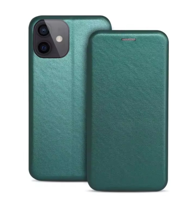 Ümbris kaanega Book Elegance Samsung A556 A55 5G (tumeroheline)