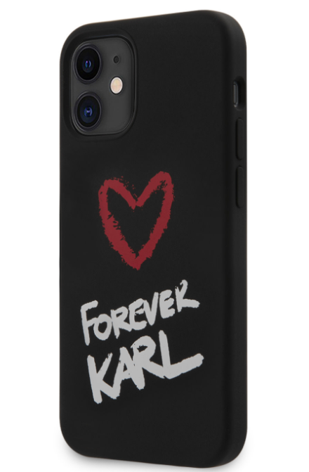 Karl Lagerfeld Ümbris KLHCP12SSILKRBK iPhone 12 Mini (must)