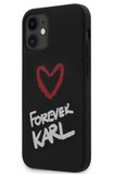 Karl Lagerfeld Ümbris KLHCP12SSILKRBK iPhone 12 Mini (must)