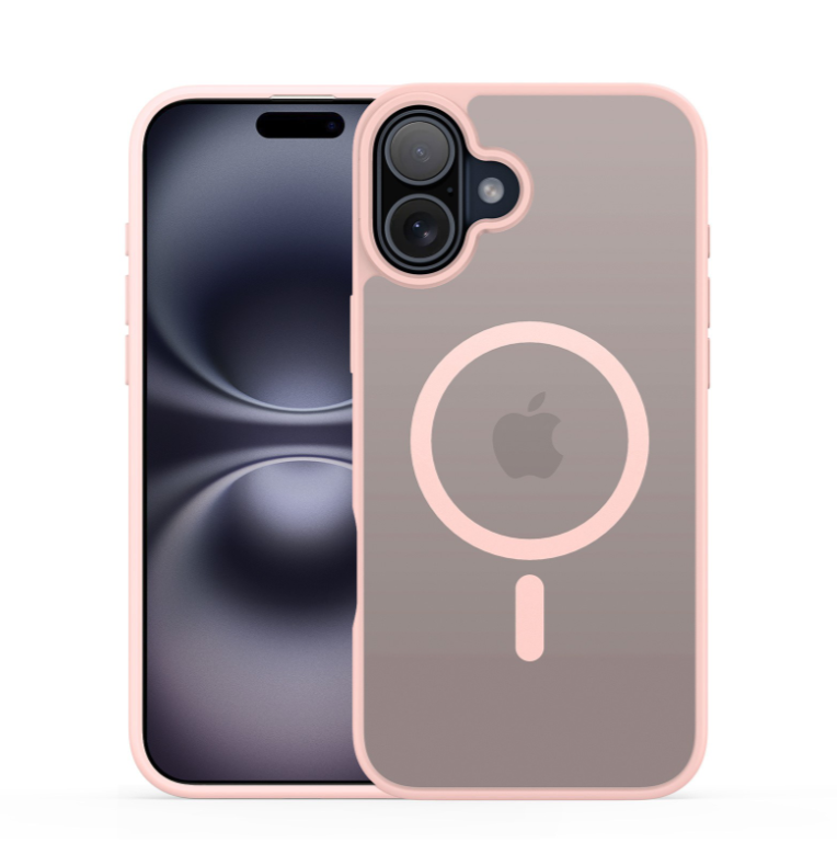 Ümbris Dux Ducis Yind MagSafe iPhone 16 (heleroosa)