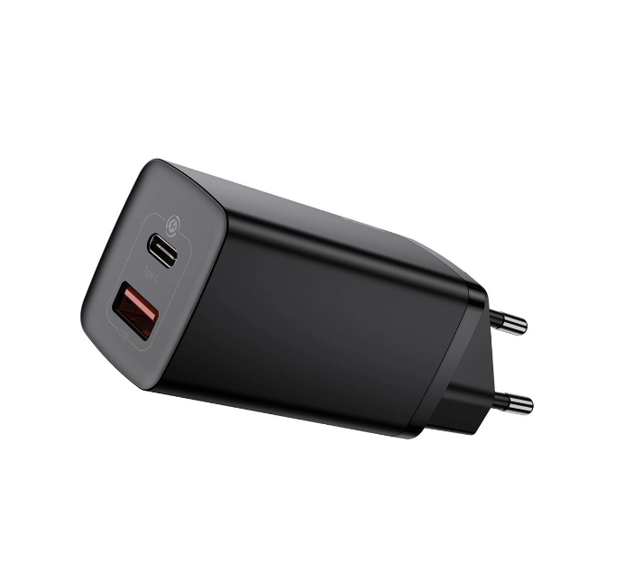 Laadija Baseus CCGAN2L-B01 GaN2 Lite USB/USB-C 65W (must)