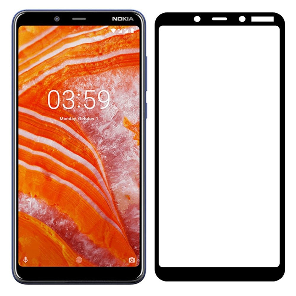 Kaitseklaas Unipha Full Glue Nokia 3.1 (must)