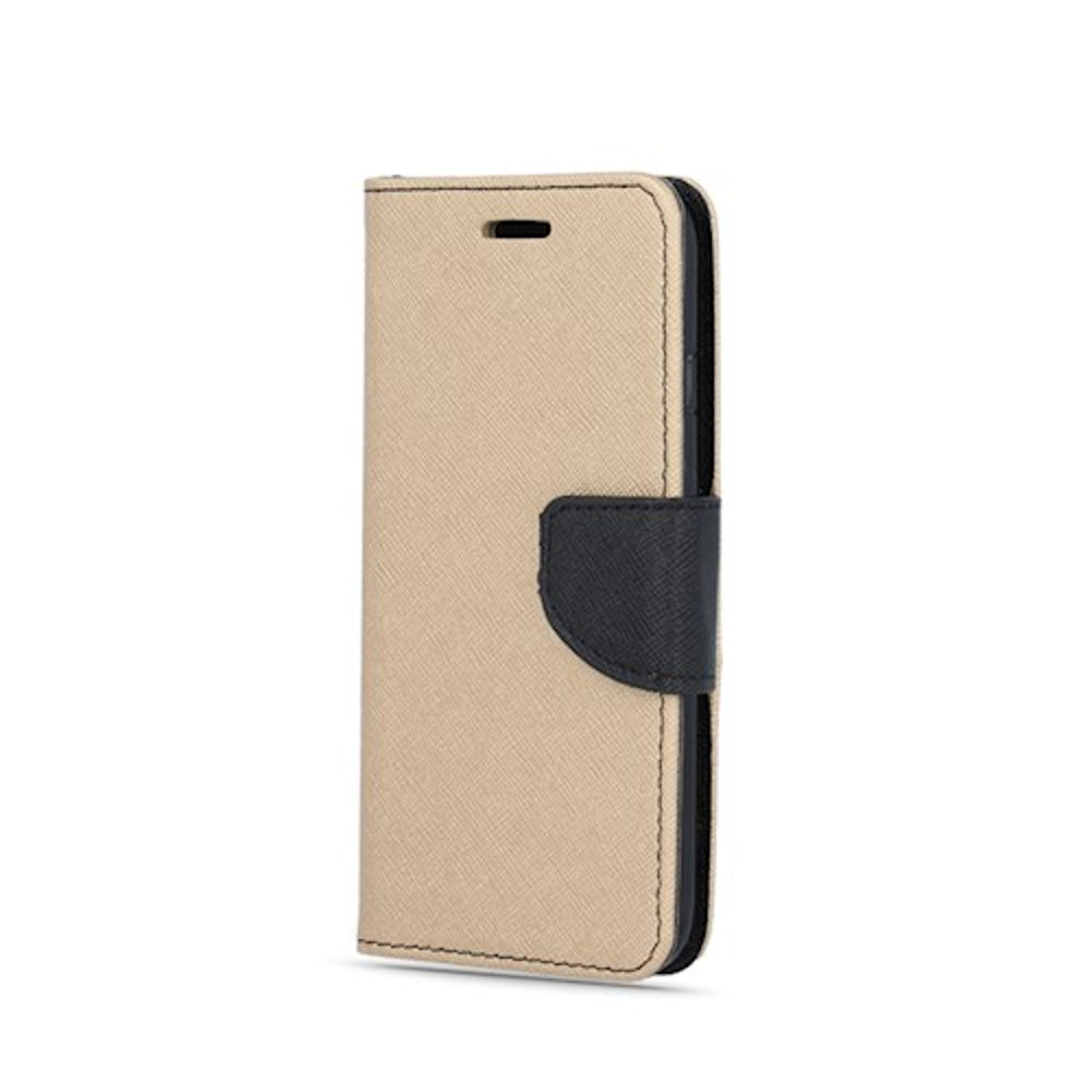 Ümbris kaanega Mercury Huawei Ascend P8 lite 2017/ Ascend P9 lite 2017 (kuldne/must)