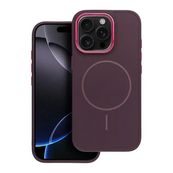 FRAME MAG COVER Ümbris iPhone 15 (magenta)