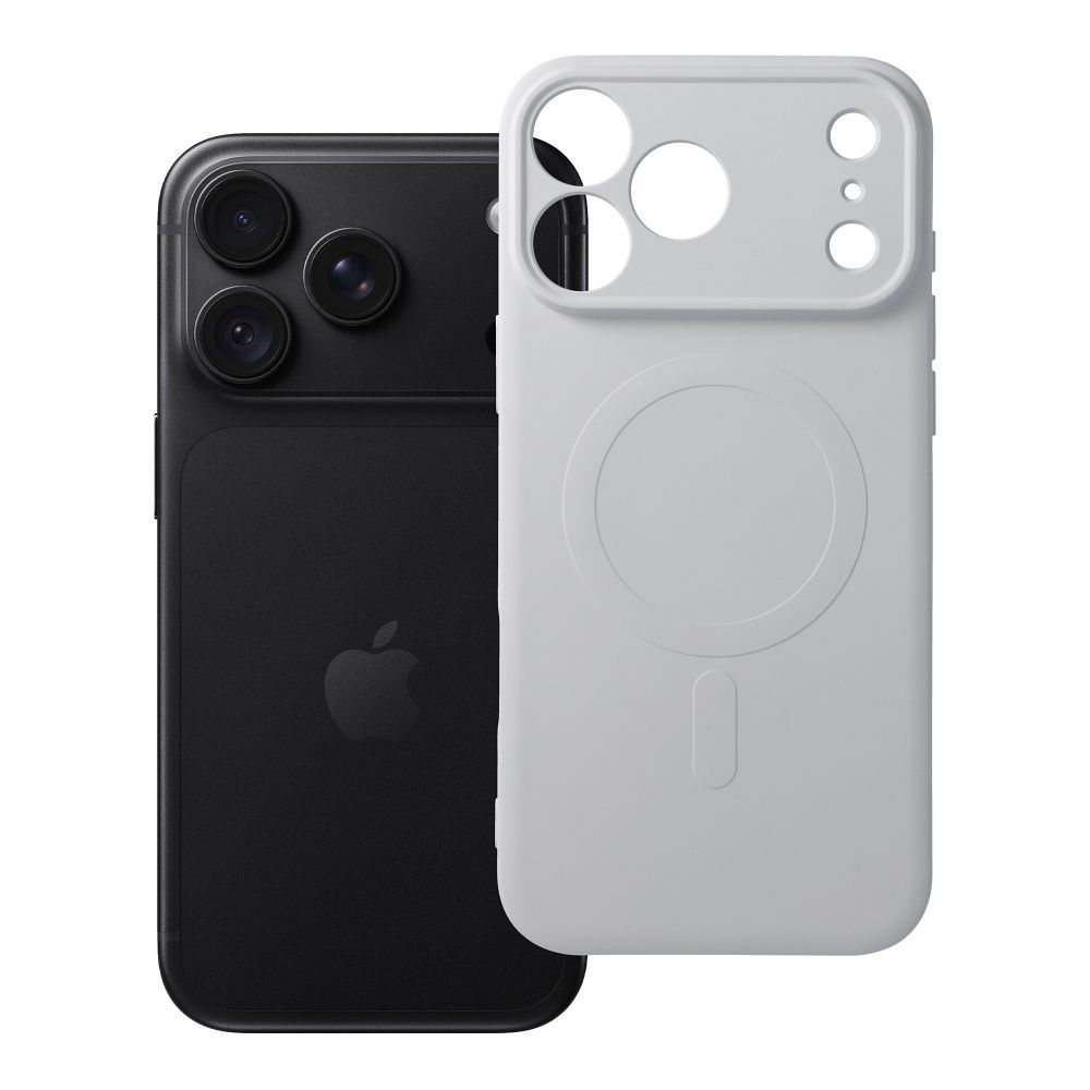 Ümbris Silicone Mag Cover iPhone 17 Pro Max (helehall)