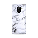 Silikoon Samsung Galaxy A8 2018 / A5 2018 (valge/marmor)