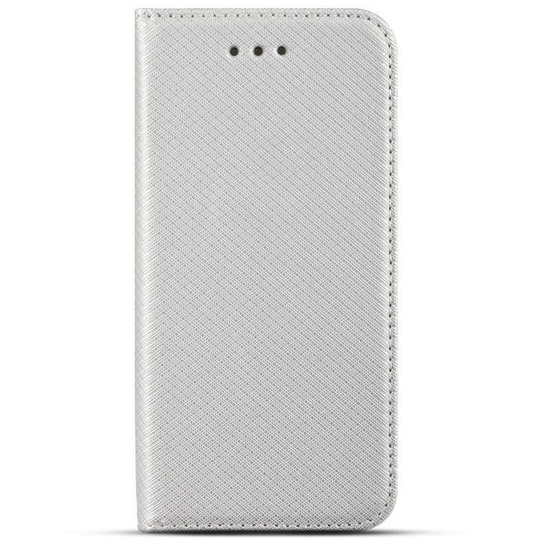 Ümbris kaanega Smart Magnet Samsung Galaxy J5 2017 (hõbe)