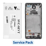 Samsung Galaxy A72 ekraan raamiga service pack