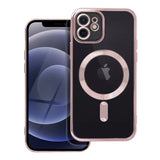 Ümbris Electro Mag Cover iPhone 12 (roosakuldne)