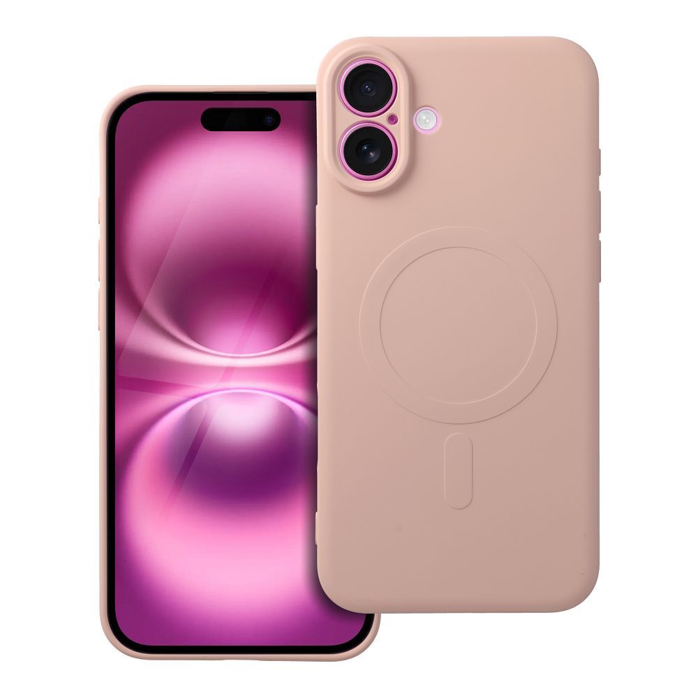 Ümbris Silicone Mag Cover iPhone 16 Plus (roosa)