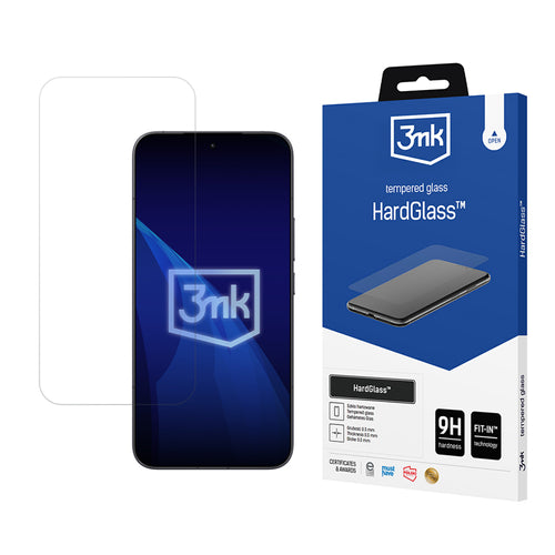 Kaitseklaas 3mk HardGlass Xiaomi Redmi Note 17 5G (läbipaistev)
