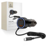 Autolaadija Tech Protect CC05 60W USB C/ USB A + juhe USB C (must)