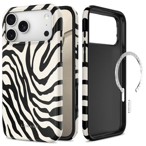 Ümbris Tech-Protect Lamano MagSafe iPhone 17 Pro / 18 Pro (zebra)