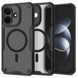 Ümbris Tech-Protect Rugged Shield MagSafe Xiaomi Redmi Note 17 Pro 5G (läbipaistev / must)